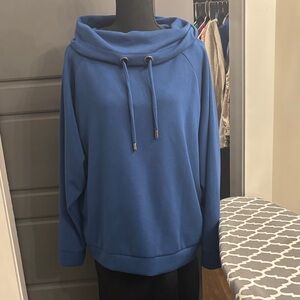 Chico's Royal Blue Cowl Neck Sweater